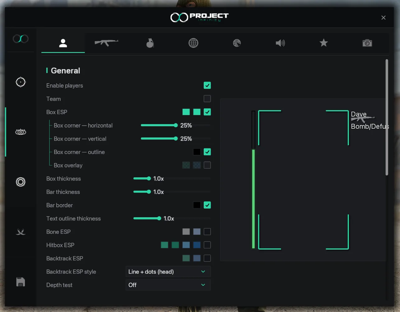 Free CS2 Cheat ESP and wallhack in Counter-Strike 2